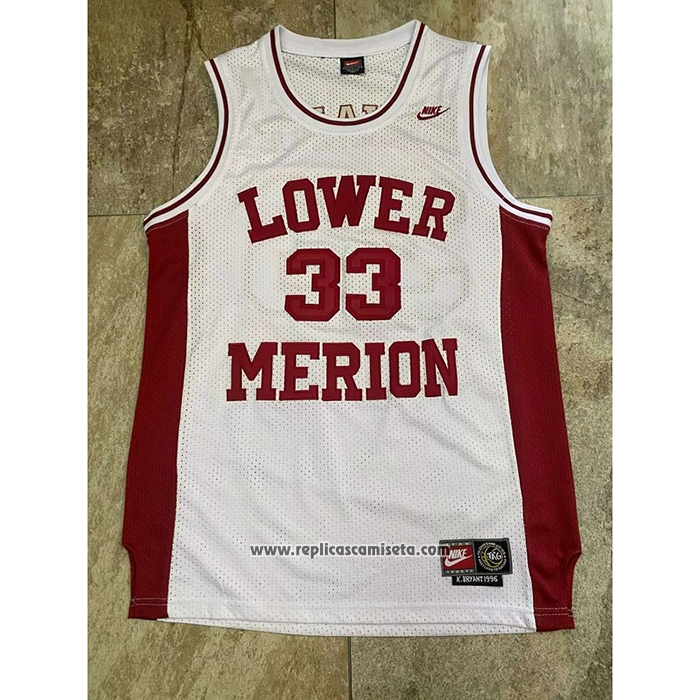 Camiseta Lower Merion Kobe Bryant #33 Blanco